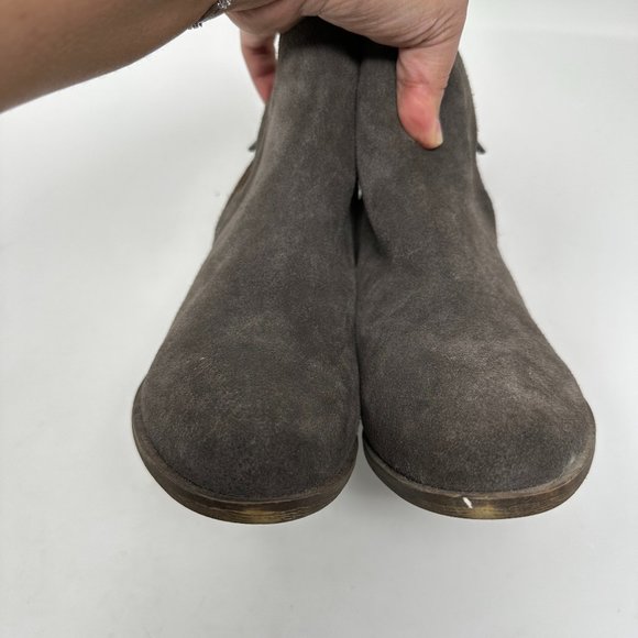 LUCKY BRAND Leather Suede Ankle Boots Booties Women's Size 7M - Picture 7 of 14